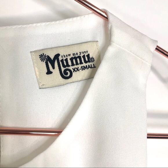 Show Me Your  Mumu white sleeveless crop top - Picture 4 of 5